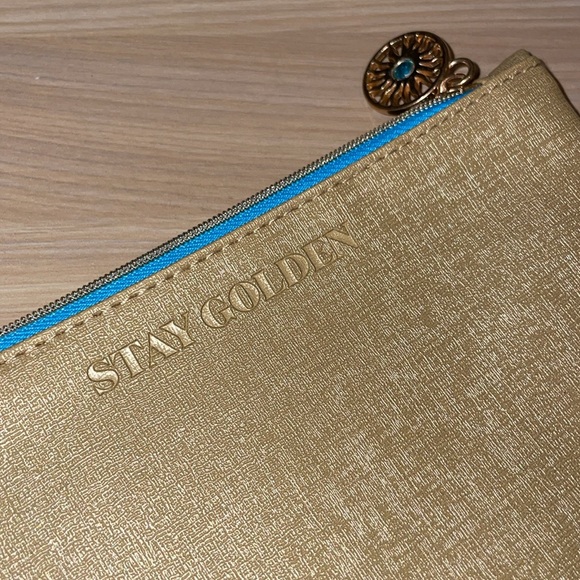 IPSY Small Cosmetic Bag Lot - Yellow Times Three NWOT - Picture 3 of 5